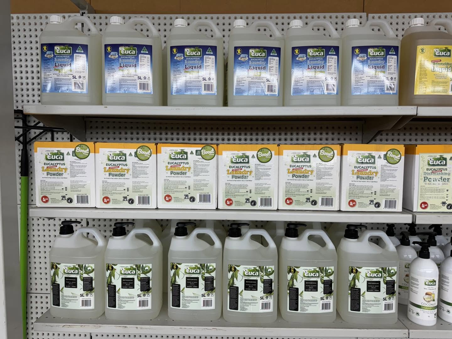 Euca Cleaning Products available at Elliott Timber Sales in Mount Isa