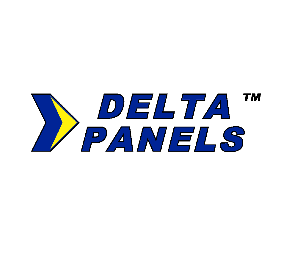 Delta Panels logo — insulated roofing and wall panels supplied by Elliott Timber Sales in Mount Isa